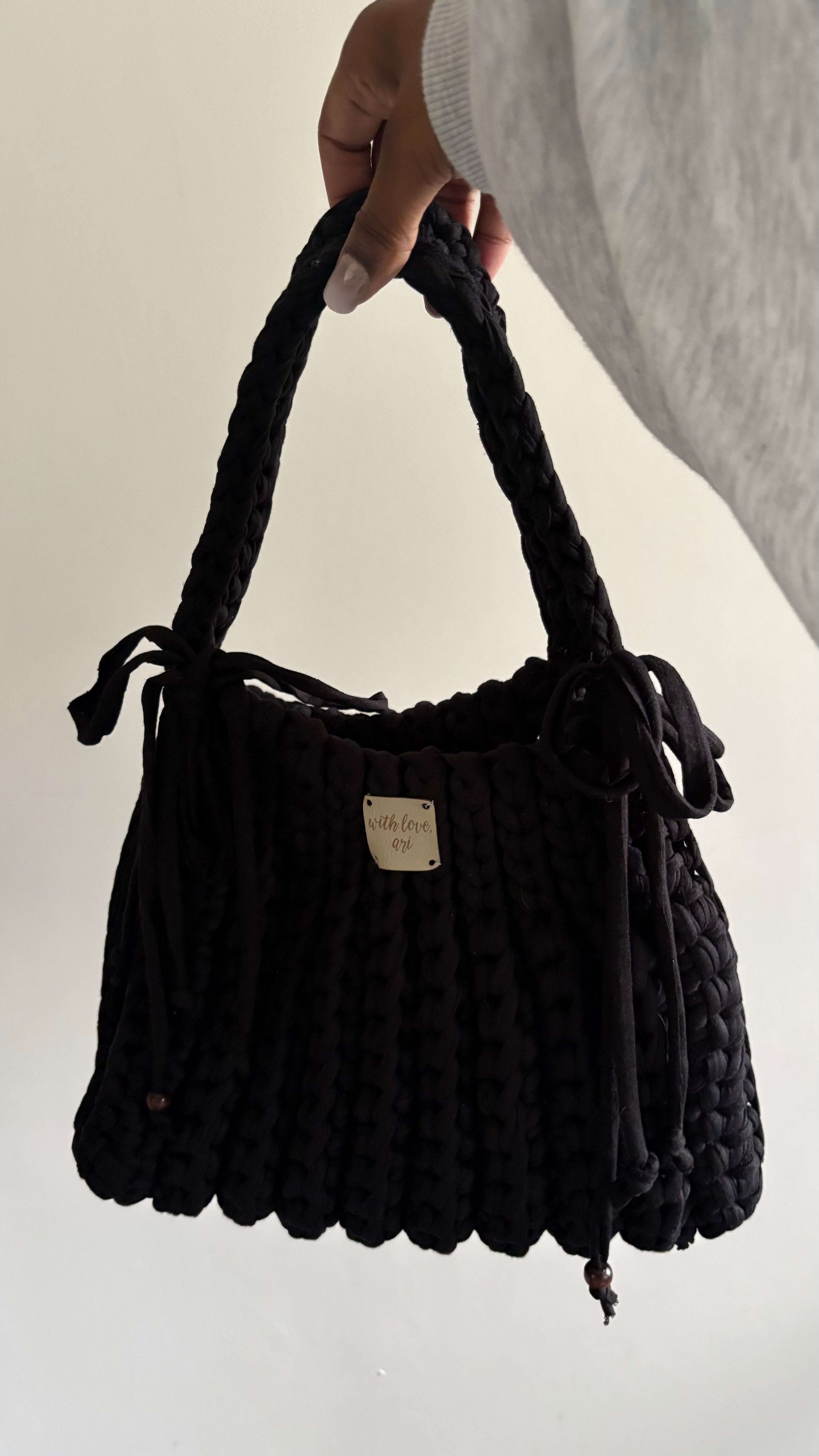 RIBBED TOTE BAG