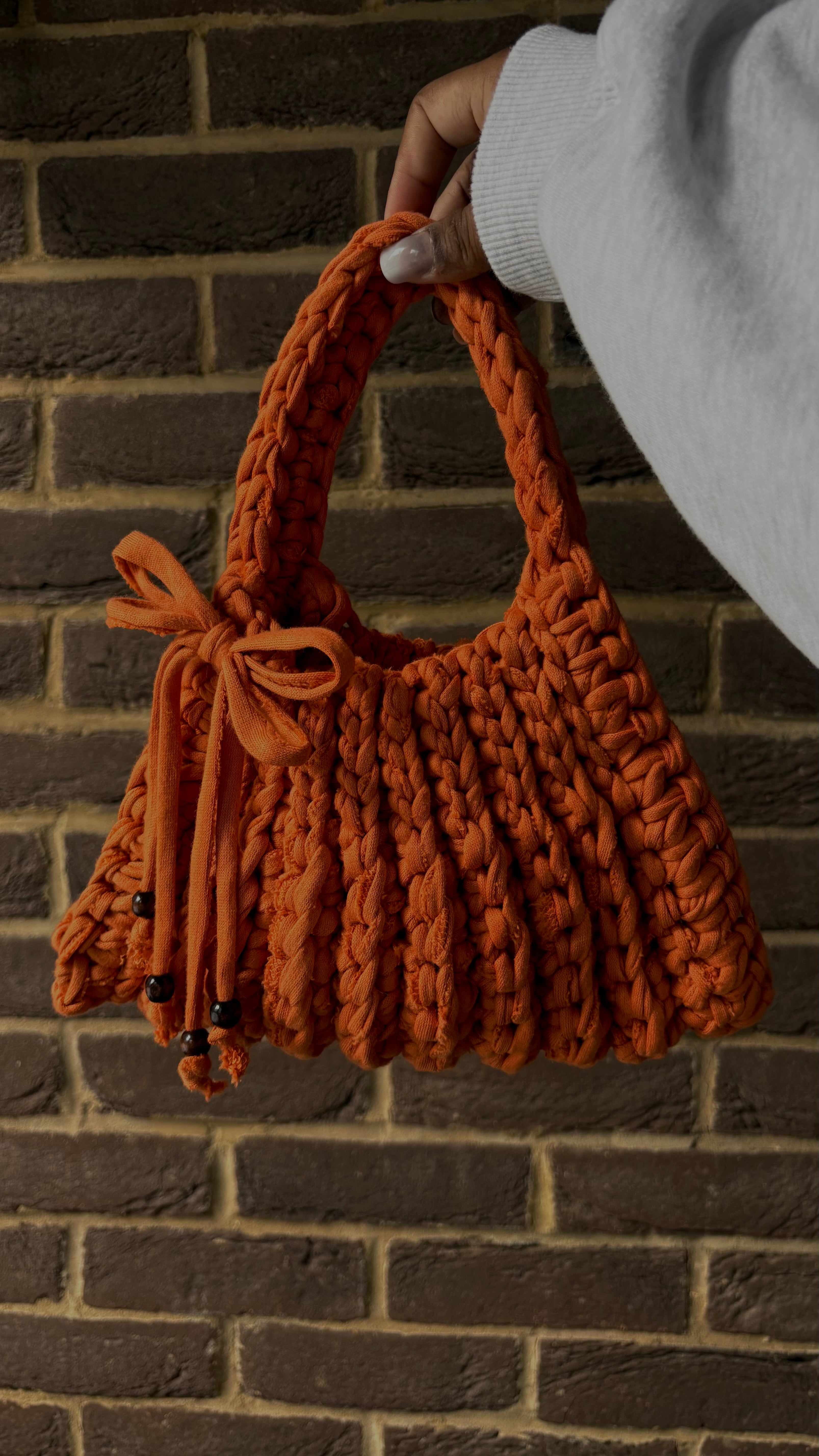 MINI RIBBED TOTE
