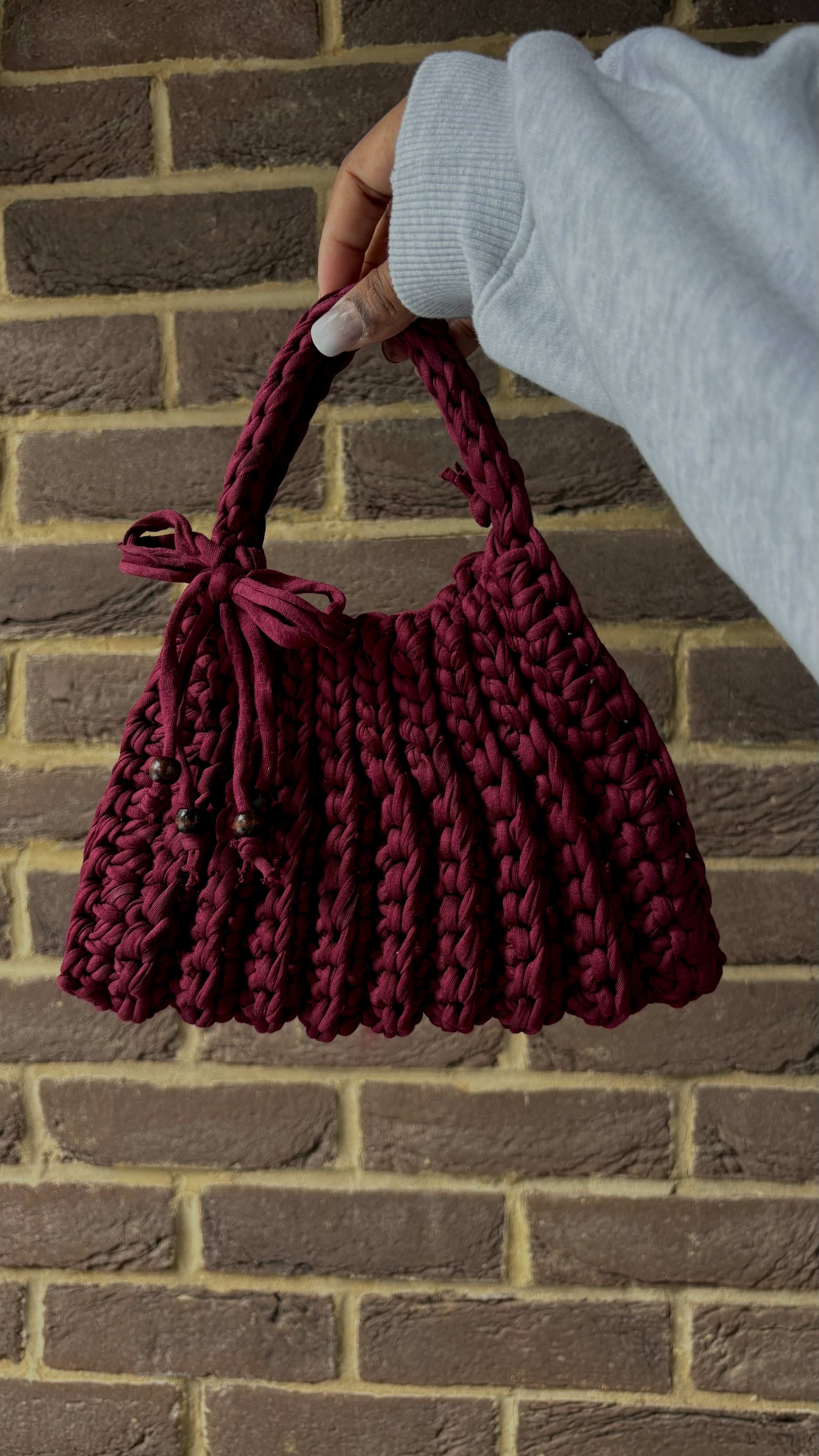 MINI RIBBED TOTE