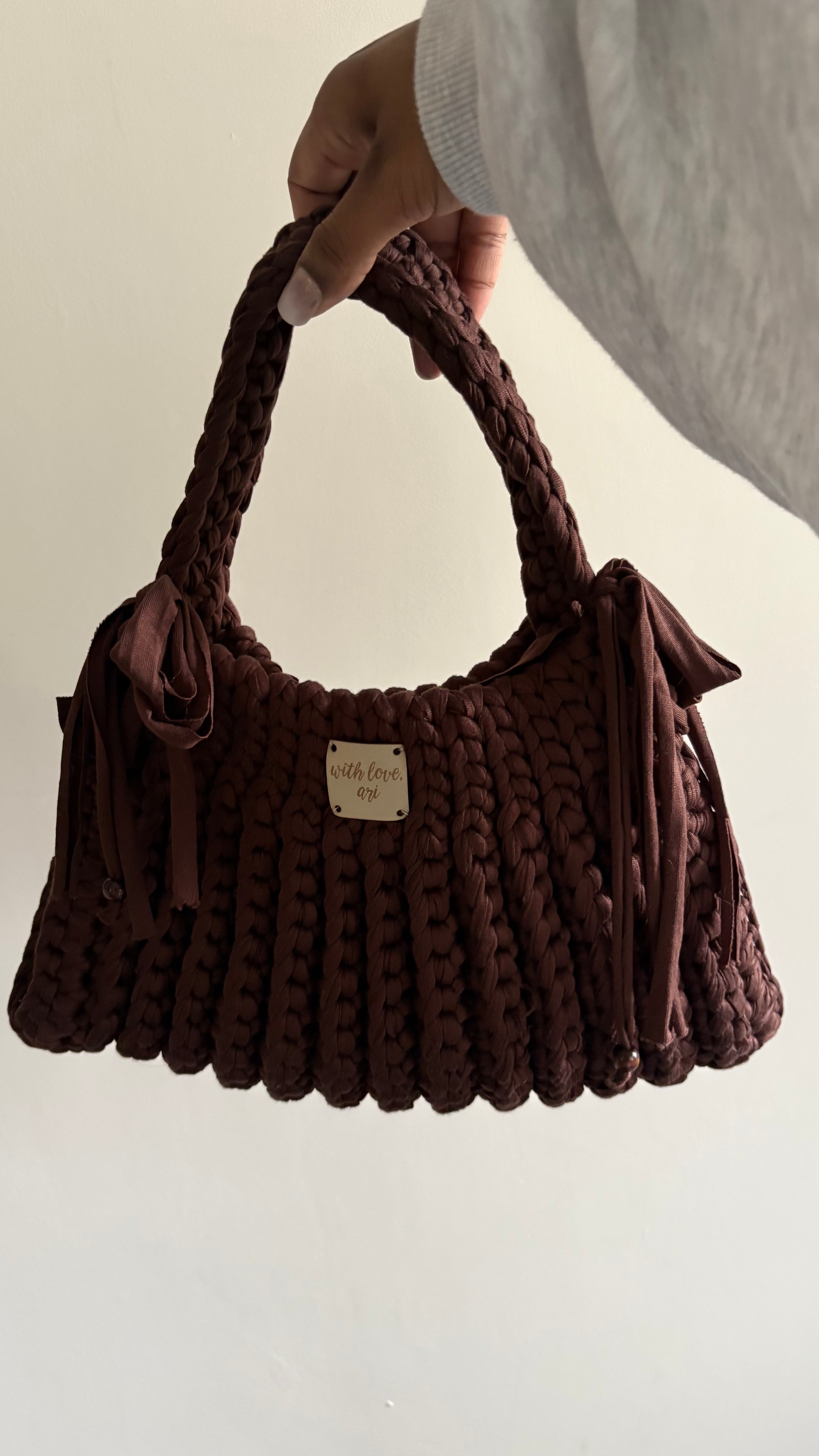 RIBBED TOTE BAG