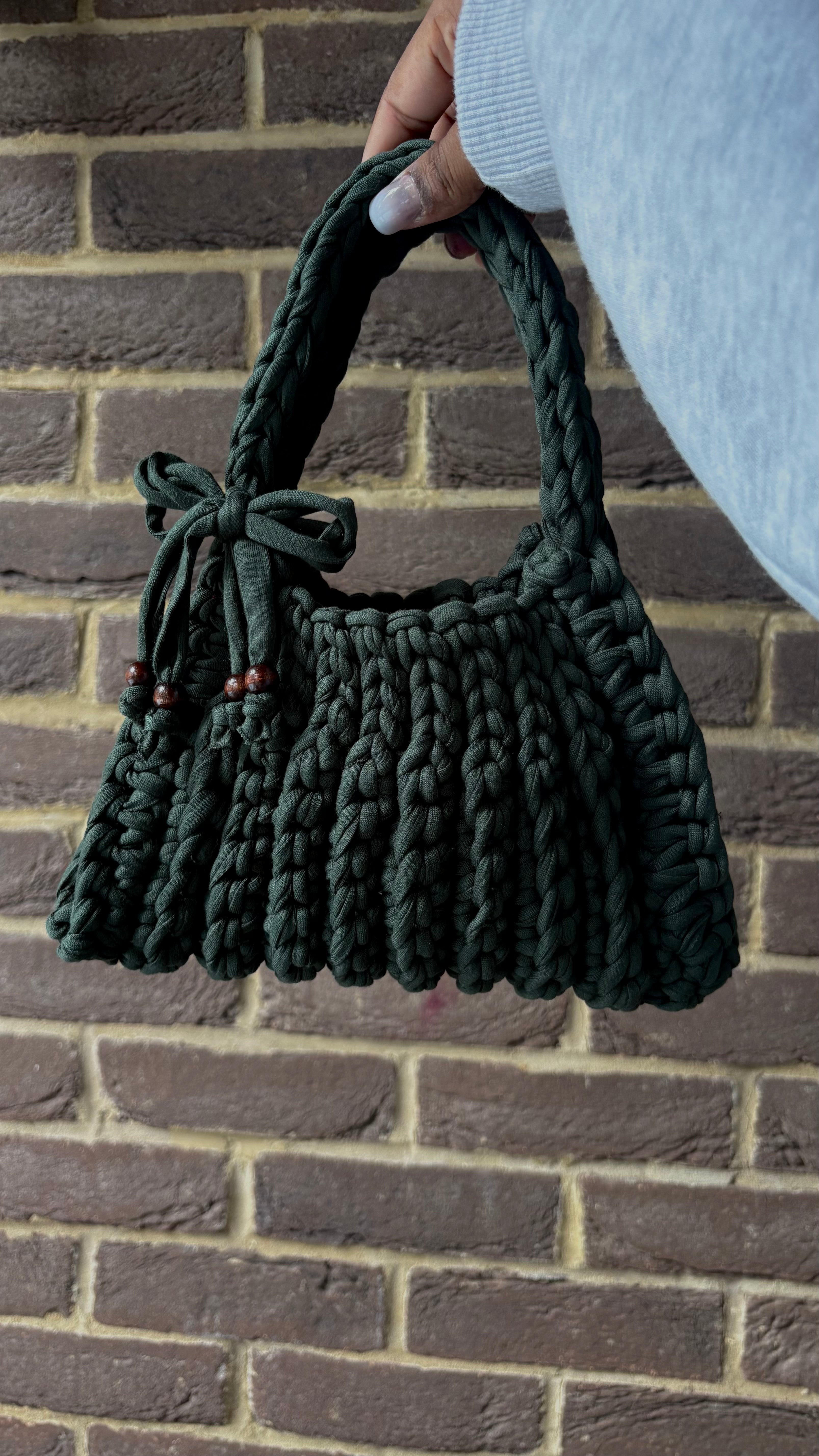 MINI RIBBED TOTE