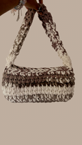 brown chunky shoulder bag