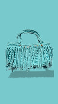 shell tassel beach bag